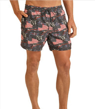 Load image into Gallery viewer, Rock&amp;Roll Mens Americana Volley Swim Short Blue BM68W04352