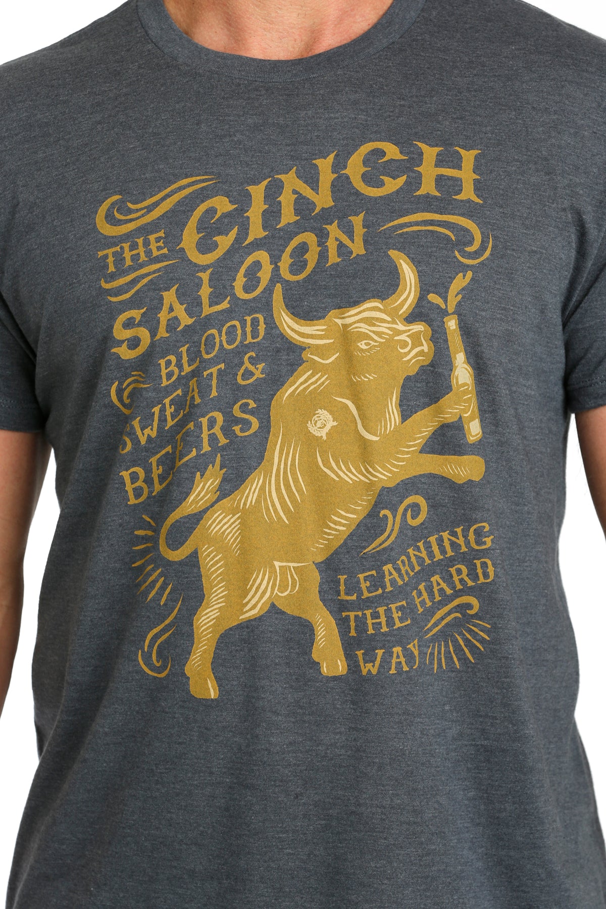 Cinch Saloon Charcoal Tee MTT1690617