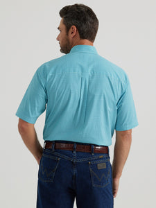 Wrangler George Strait SS Teal Print 112346539