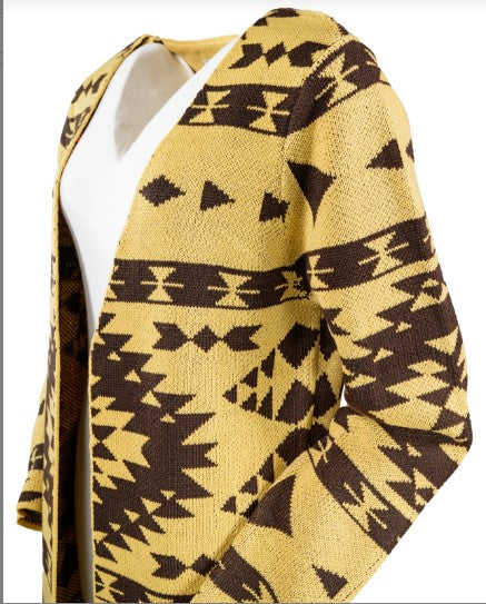 OUTBACK TRADING CO. NORA CARDIGAN TAN 40213