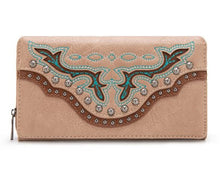 Load image into Gallery viewer, Montana West Embroidered Wallet Tan MW1281-W010TN