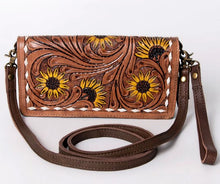 Load image into Gallery viewer, American Darling Freda Western Lthr Organizer Dbl Zip ADBGM169A