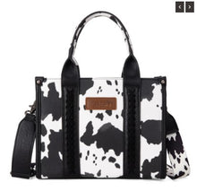 Load image into Gallery viewer, Wrangler Cow Prt Concealed Carry/Crossbody Black WG133-8120Bk