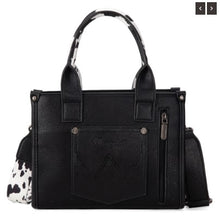 Load image into Gallery viewer, Wrangler Cow Prt Concealed Carry/Crossbody Black WG133-8120Bk