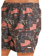 Load image into Gallery viewer, Rock&amp;Roll Mens Americana Volley Swim Short Blue BM68W04352