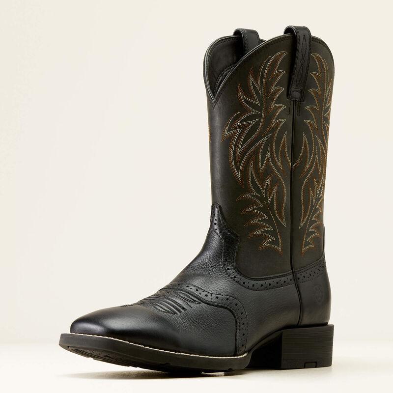 Ariat Men's Sport Western Black Deertan Boots 10016292