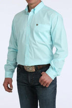 Load image into Gallery viewer, Cinch Mens L/S Print Blue MTW1106062