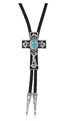 Montana Silversmiths Everlasting Faith Cross Bolo Tie- BT6181