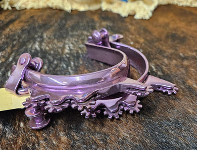 Abetta Ladies Rowel Bumper Spurs Purple15906PRL