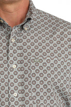 Load image into Gallery viewer, Cinch Mens S/S Print Arenaflex MTW1704175 GRY