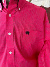 Load image into Gallery viewer, Miller Men's LS Print PNK MTW1106045