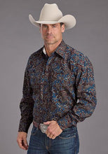 Load image into Gallery viewer, Stetson Men&#39;s Vintage Blue Paisley 1100104251032