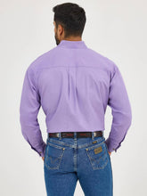 Load image into Gallery viewer, Wrangler® George Strait™ Violet Solid One Pocket Button Down Shirt