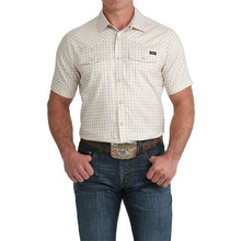 Load image into Gallery viewer, Cinch Mens S/S Camp Shirt White MTW1402012