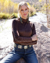 Load image into Gallery viewer, Cruel Denim Ladies L/S Top 9/26 Brown CTK7549001