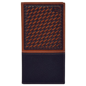 Justin Men's Rodeo Wallet Basketweave 2005767W8