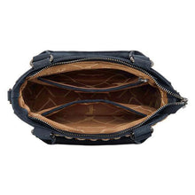 Load image into Gallery viewer, Montana West Wrangler Embroidered Swirl Mini Satchel/Crossbody Navy WG337-2003