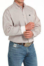 Load image into Gallery viewer, Cinch Mens L/S Print Pink MTW1105913