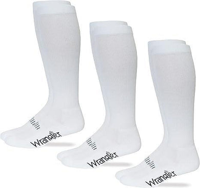 Wrangler White Men's Boot Sock OTC