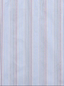 Ely Walker Ladies SS Multi Stripe Snap Shirt 325008
