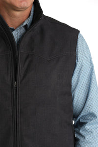 Cinch Men's Charcoal Concealed Carry Bonded Vest MWV1592003