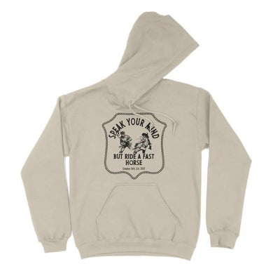 Cowboy Sh!t Speak Your Mind Hoodie - Sand