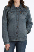 Load image into Gallery viewer, Cinch Women&#39;s Reversible Trucker Jacket - Indigo/Brown MAJ9906001