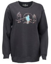 Load image into Gallery viewer, Outback Trading Co. Calli Crewneck Black Sweatshirt 40277