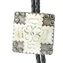 Load image into Gallery viewer, AUSTIN ACCENT BOLO SQUARE W/WESTERN CROSS 2434