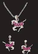 Load image into Gallery viewer, Austin Accent Crystal Horse Jewelry Set