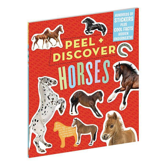 Kelley & Co Peel + Discover Horse Sticker Book