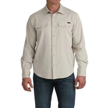Load image into Gallery viewer, Miller Men's LS Camp Shirt KHA MTW11403008