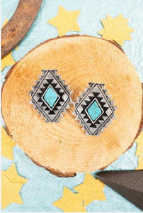 Tipi Turquoise Colorado Springs Earrings