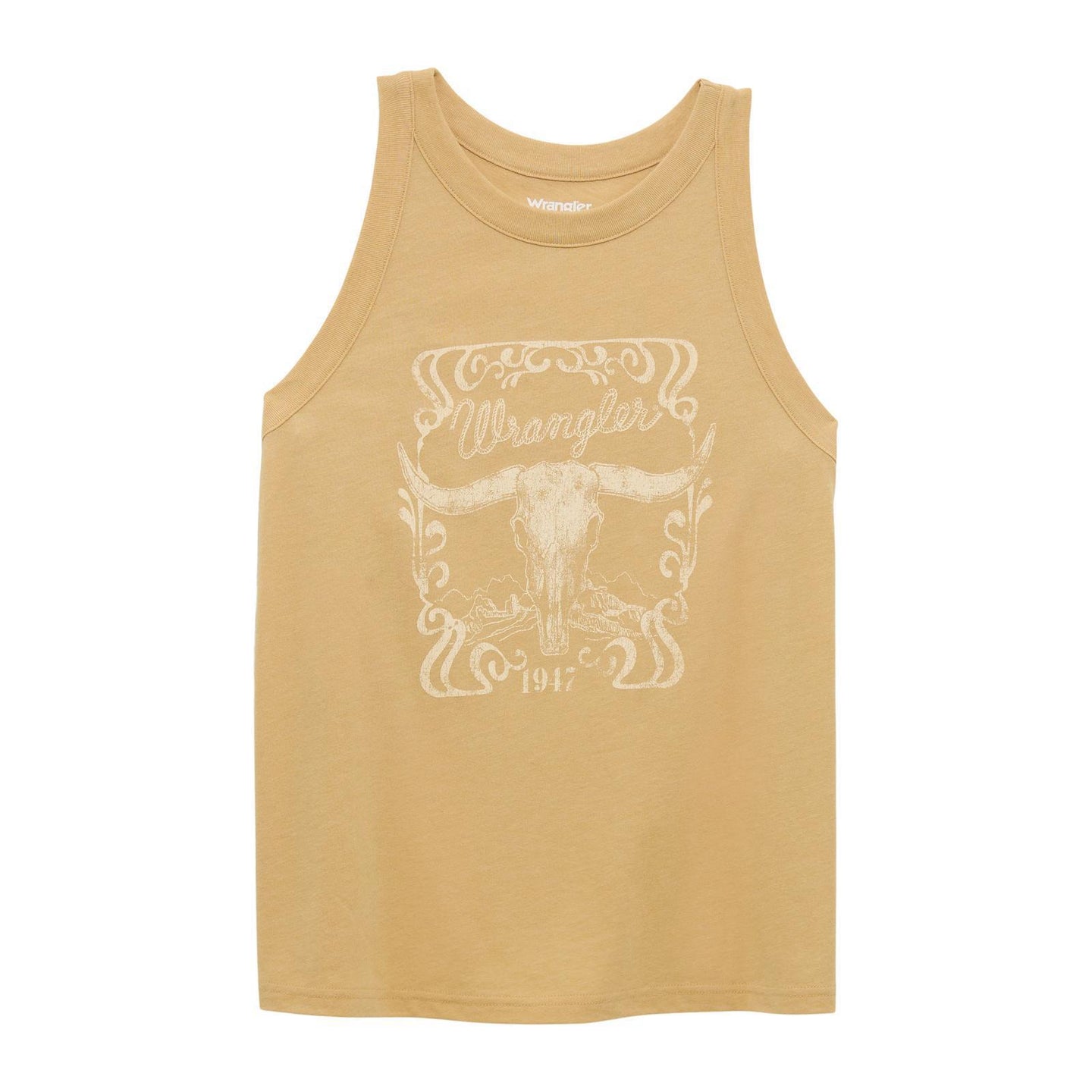 Wrangler Women's  Western Graphic Goddess Tank Croissant 112361908
