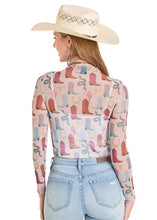 Load image into Gallery viewer, ROCK &amp; ROLL DENIM - BOOT MESH TOP - BW22T08126
