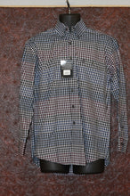 Load image into Gallery viewer, Wrangler George Strait MGSX191 Black/Navy Plaid