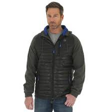 Load image into Gallery viewer, Wrangler Jacket Blk/Gry/Bl MJK025H