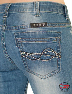 Cowgirl Tuff Patched Up Plaid Jeans