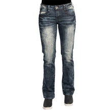 Load image into Gallery viewer, Cowgirl Tuff OMG Dark Jeans
