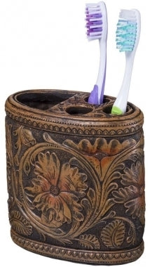Leather Print Toothbrush Holder 87-9817-0-0