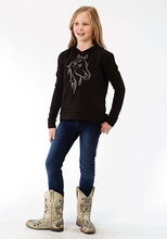 Load image into Gallery viewer, Roper 03-009-0514-0182 Horse Head French Terry Hoodie