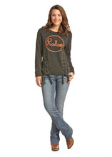 Load image into Gallery viewer, Rock &amp; Roll Blk Rodeo Pullover 48T8324