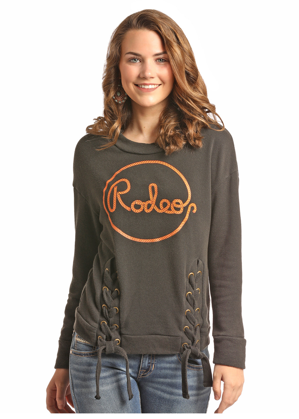 Rock & Roll Blk Rodeo Pullover 48T8324