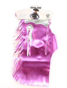 M&F Pink & Silver Rodeo Chaps 5056230 XL