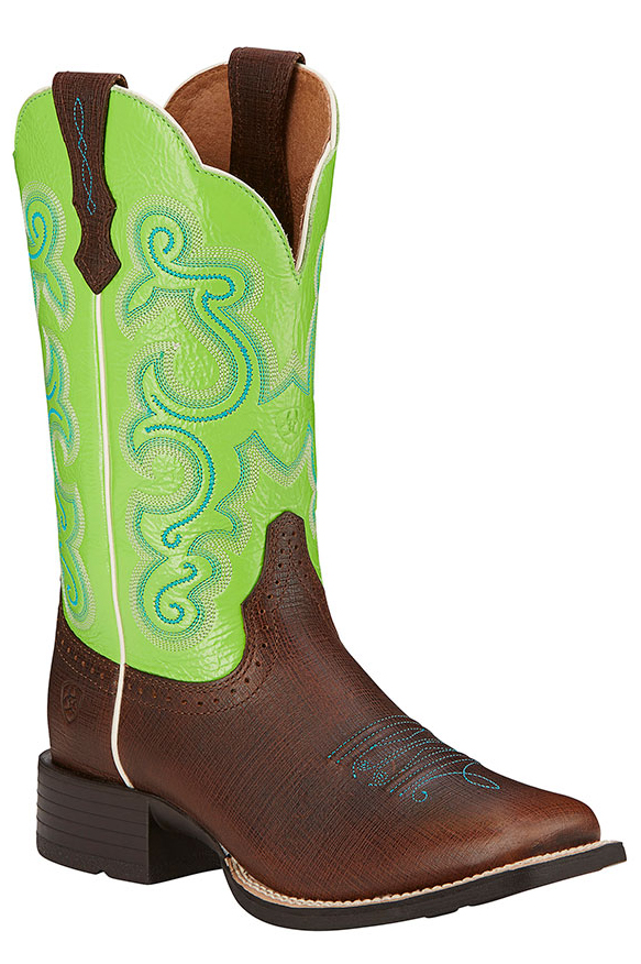 Ariat Quickdraw Brown/Lime 10016311