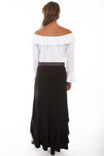 Load image into Gallery viewer, Scully Black Ruffled Gord Skirt HC610