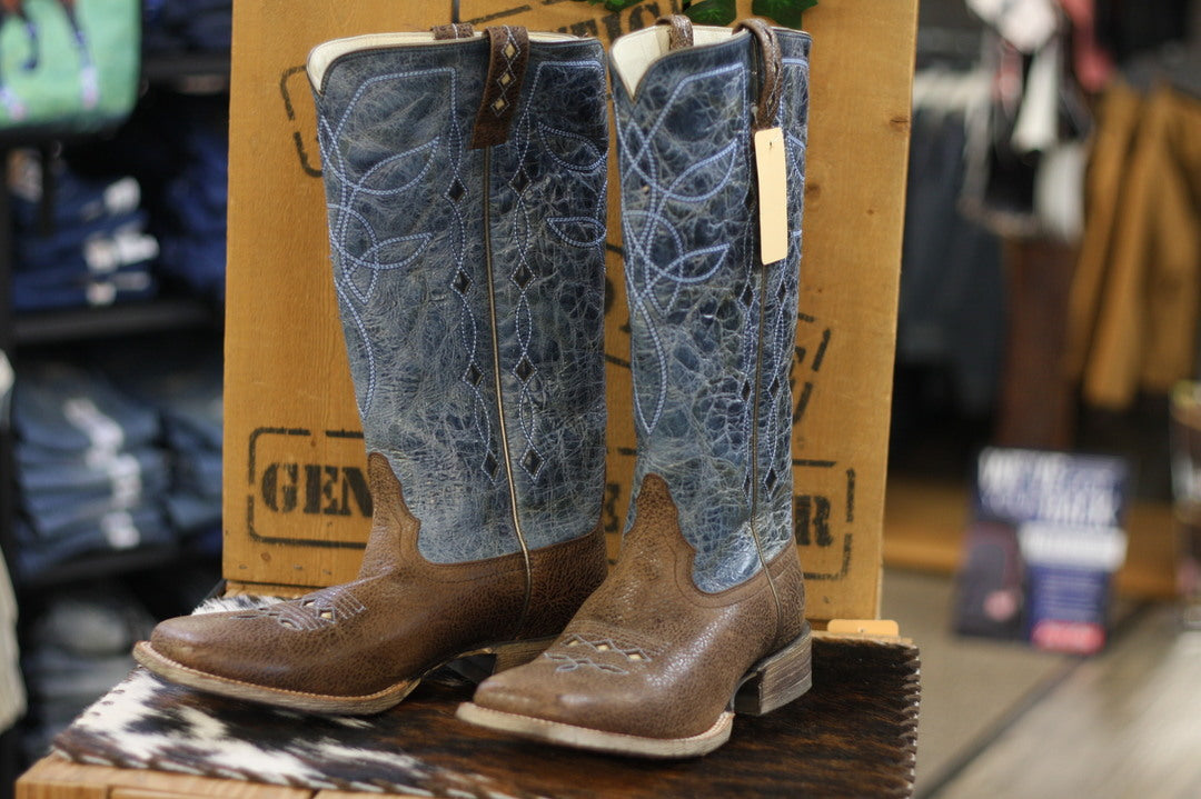 Ariat Stove Pipe Brown/Blue