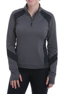 Cinch MSK7873001 Womens Athletic 1/4 Zip Charcoal