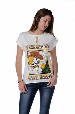 Liberty Wear Heart Of The West Ivory Tee