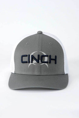 Cinch Flexfit Logo Grey/White Ballcap